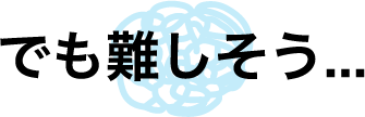 でも難しそう...